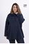 Picture of CURVY GIRL ELEGANT SATIN BLOUSE WITH LACE